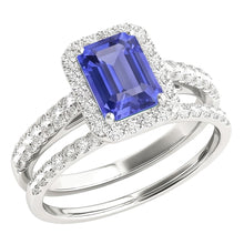 Afbeelding in Gallery-weergave laden, Echte Saffier Eternity Ring 4 Karaat
