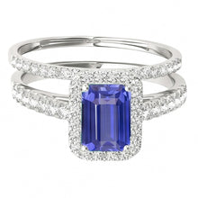 Afbeelding in Gallery-weergave laden, Echte Saffier Eternity Ring 4 Karaat
