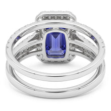 Afbeelding in Gallery-weergave laden, Echte Saffier Eternity Ring 4 Karaat
