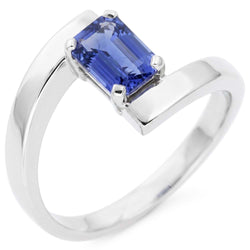 Echte Saffier Ring 1.50 Karaat