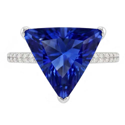 Echte Saffier Ring 1.50 Karaat