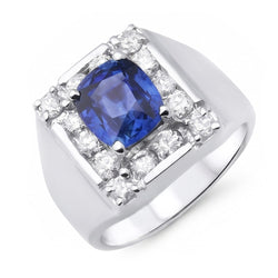 Echte Saffier Ring 1.56 Karaat
