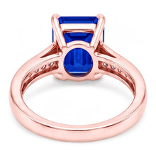 Afbeelding in Gallery-weergave laden, Echte Saffier Ring 2.75 Karaat - 14K Roségoud
