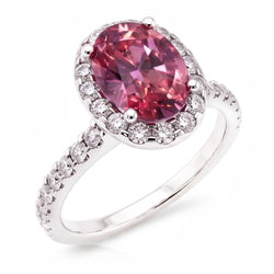 Echte Saffier Ring 3.90 Karaat
