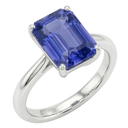 Echte Saffier Ring 2 Karaat