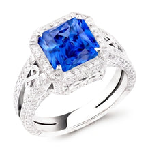 Afbeelding in Gallery-weergave laden, Echte Saffier Ring 2 Karaat
