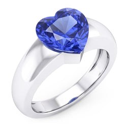 Echte Saffier Ring 2 Karaat