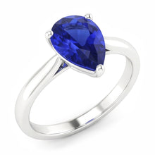 Afbeelding in Gallery-weergave laden, Echte Saffier Ring 2 Karaat
