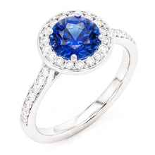 Afbeelding in Gallery-weergave laden, Echte Saffier Ring 2 Karaat
