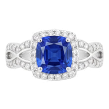 Afbeelding in Gallery-weergave laden, Echte Saffier Ring 2 Karaat
