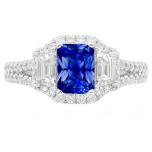Afbeelding in Gallery-weergave laden, Echte Saffier Ring 2 Karaat
