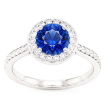 Afbeelding in Gallery-weergave laden, Echte Saffier Ring 2 Karaat
