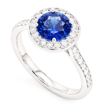 Afbeelding in Gallery-weergave laden, Echte Saffier Ring 2 Karaat
