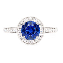 Afbeelding in Gallery-weergave laden, Echte Saffier Ring 2 Karaat
