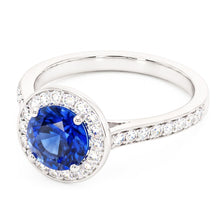 Afbeelding in Gallery-weergave laden, Echte Saffier Ring 2 Karaat
