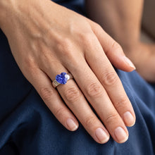 Afbeelding in Gallery-weergave laden, Echte Saffier Ring 2 Karaat

