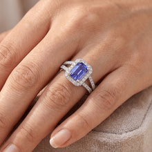 Afbeelding in Gallery-weergave laden, Echte Saffier Ring 2 Karaat
