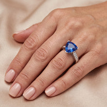 Afbeelding in Gallery-weergave laden, Echte Saffier Ring 2 Karaat
