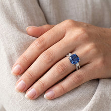 Afbeelding in Gallery-weergave laden, Echte Saffier Ring 2 Karaat
