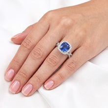 Afbeelding in Gallery-weergave laden, Echte Saffier Ring 2 Karaat
