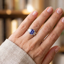 Afbeelding in Gallery-weergave laden, Echte Saffier Ring 2 Karaat

