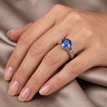 Afbeelding in Gallery-weergave laden, Echte Saffier Ring 2 Karaat
