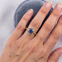 Afbeelding in Gallery-weergave laden, Echte Saffier Ring 2 Karaat
