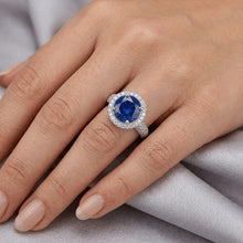 Afbeelding in Gallery-weergave laden, Echte Saffier Ring 3.00 Karaat
