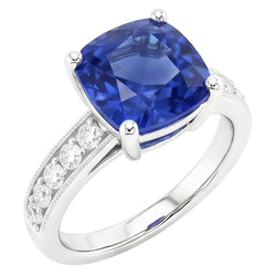 Echte Saffier Ring 3.30 Karaat