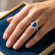 Afbeelding in Gallery-weergave laden, Echte Saffier Ring 3.50 Karaat
