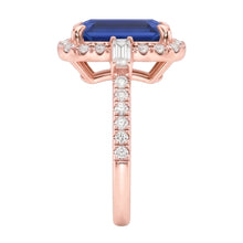 Afbeelding in Gallery-weergave laden, Echte Saffier Ring 3 Karaat - 14K Roségoud

