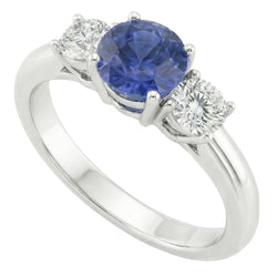 Echte Saffier Ring 3 Karaat