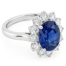 Afbeelding in Gallery-weergave laden, Echte Saffier Ring 3 Karaat
