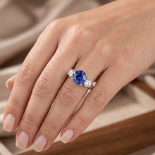 Afbeelding in Gallery-weergave laden, Echte Saffier Ring 3 Karaat
