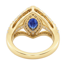 Afbeelding in Gallery-weergave laden, Echte Saffier Ring 4.50 Karaat - 14K Roségoud
