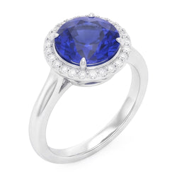 Echte Saffier Ring 4.50 Karaat