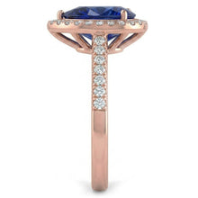 Afbeelding in Gallery-weergave laden, Echte Saffier Ring 4 Karaat - 14K Roségoud
