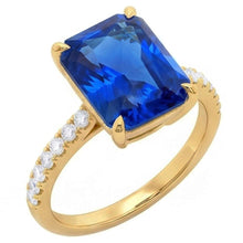 Afbeelding in Gallery-weergave laden, Echte Saffier Ring 4 Karaat
