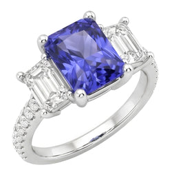 Echte Saffier Ring 4 Karaat