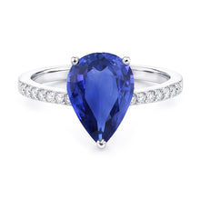 Afbeelding in Gallery-weergave laden, Echte Saffier Ring 4 Karaat
