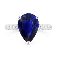 Afbeelding in Gallery-weergave laden, Echte Saffier Ring 4 Karaat
