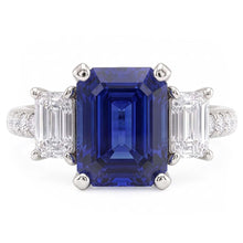 Afbeelding in Gallery-weergave laden, Echte Saffier Ring 4 Karaat
