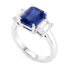 Afbeelding in Gallery-weergave laden, Echte Saffier Ring 4 Karaat
