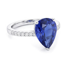 Afbeelding in Gallery-weergave laden, Echte Saffier Ring 4 Karaat

