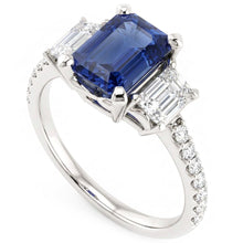 Afbeelding in Gallery-weergave laden, Echte Saffier Ring 4 Karaat
