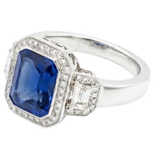 Afbeelding in Gallery-weergave laden, Echte Saffier Ring 4 Karaat
