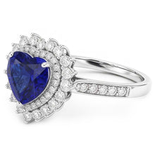 Afbeelding in Gallery-weergave laden, Echte Saffier Ring 4 Karaat
