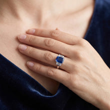 Afbeelding in Gallery-weergave laden, Echte Saffier Ring 4 Karaat
