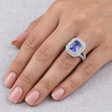 Afbeelding in Gallery-weergave laden, Echte Saffier Ring 4 Karaat
