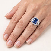 Afbeelding in Gallery-weergave laden, Echte Saffier Ring 4 Karaat
